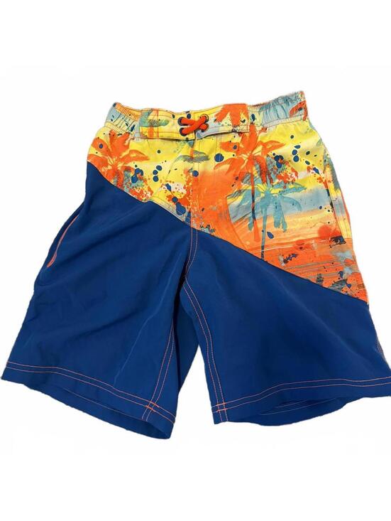 Wonder Nation Other - Wonder Nation Boys Swim Trunks M Blue Orange